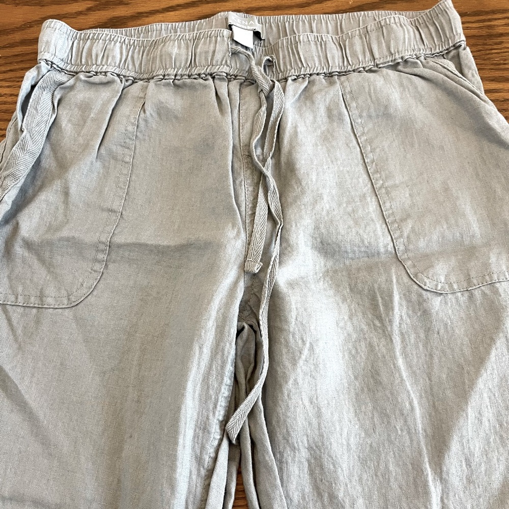 Grey Linen Pants